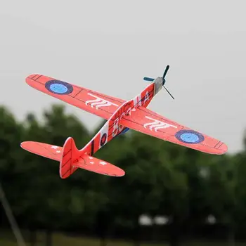 

Hot Sale DIY Plastic Aeroplane Model Super Wing Flying Glider Plane Toys Hand Throw Flying Glider Planes For Children Kids Game