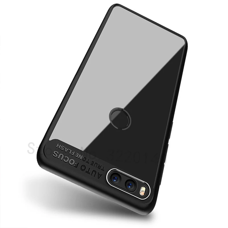 Transparent Protective Cover Cases For Xiaomi A1 MI 5X Full TPU&Acrylic Transparent Back Case For Xiaomi 5X mia1 mi5x Shell Capa3