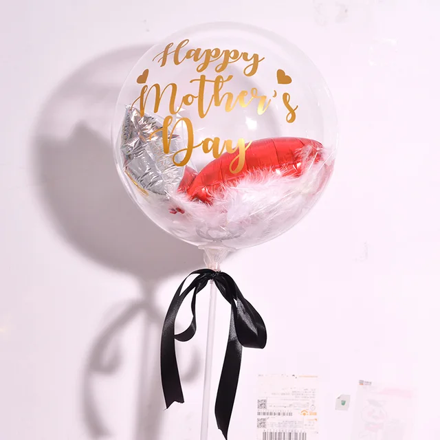 clear mothers day balloons