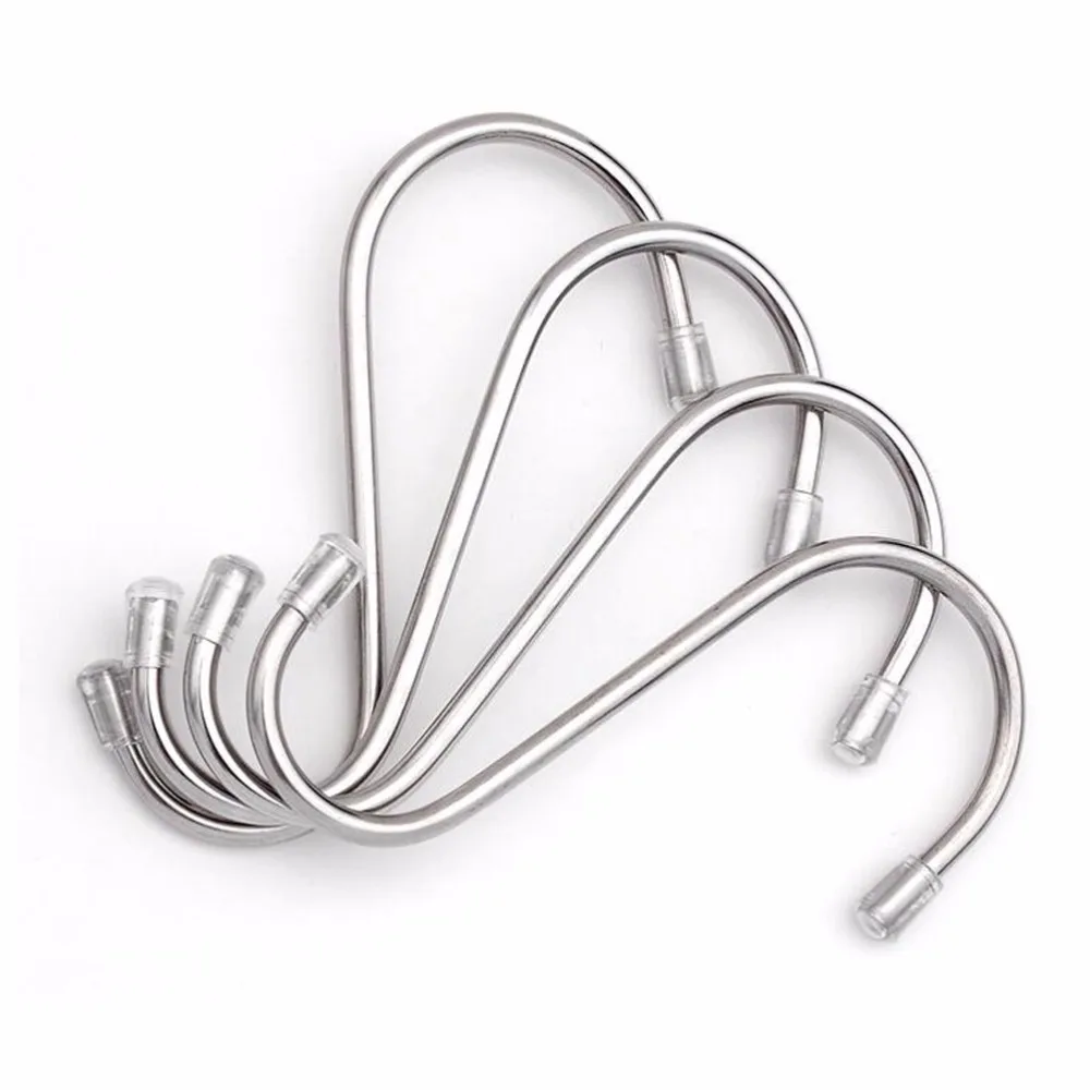 Buy 4 PCS/lot Stainless Steel S Shaped Hooks Heavy