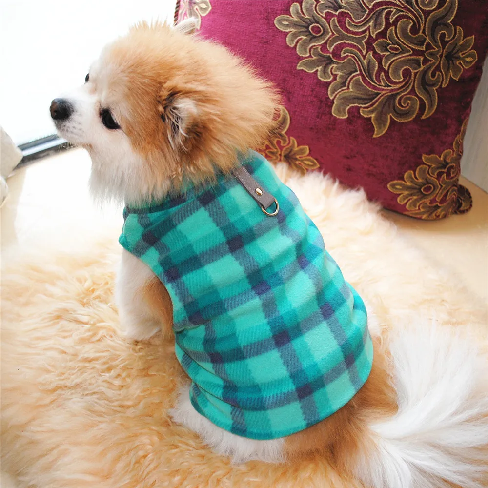 Собака Кошка ворсистый теплый жилет Щенок Одежда для собак Одежда для домашних животных для маленьких собак французские толстовки "Бульдог" зимнее пальто для собак