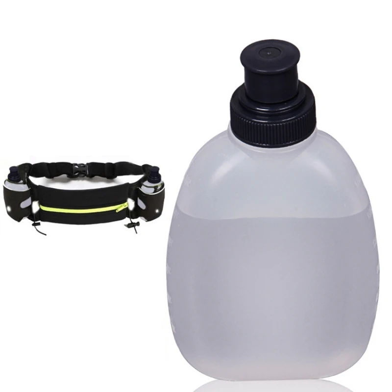 

170ml Water Bottle Portable Running Soft Water Kettle Outdoor Sports Bottle Cycling Body-Building Mountaineering