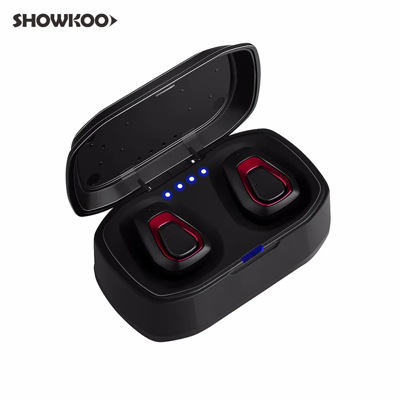 

Showkoo TWS Wireless Bluetooth Earbuds Earpiece Twin Handsfree Stereo Headset earphone with mic for iOS Android fone de ouvido
