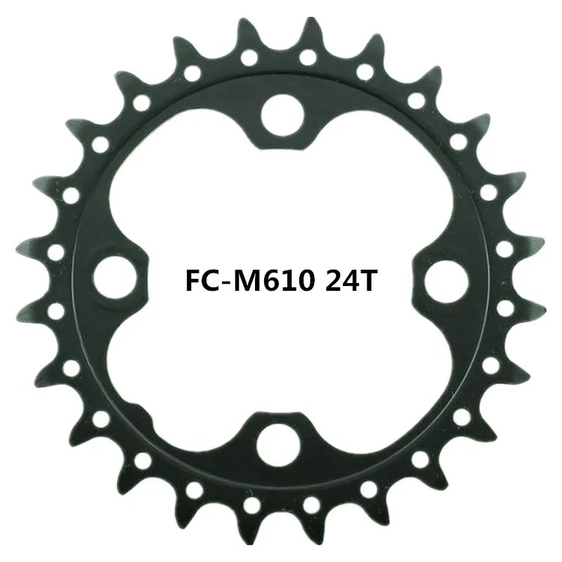 Новая Оригинальная зубная пластина, сменная пластина SHIMANO DEORE FC-M610, Звездочка для горного велосипеда, колесо 42 T/32 T/24 T