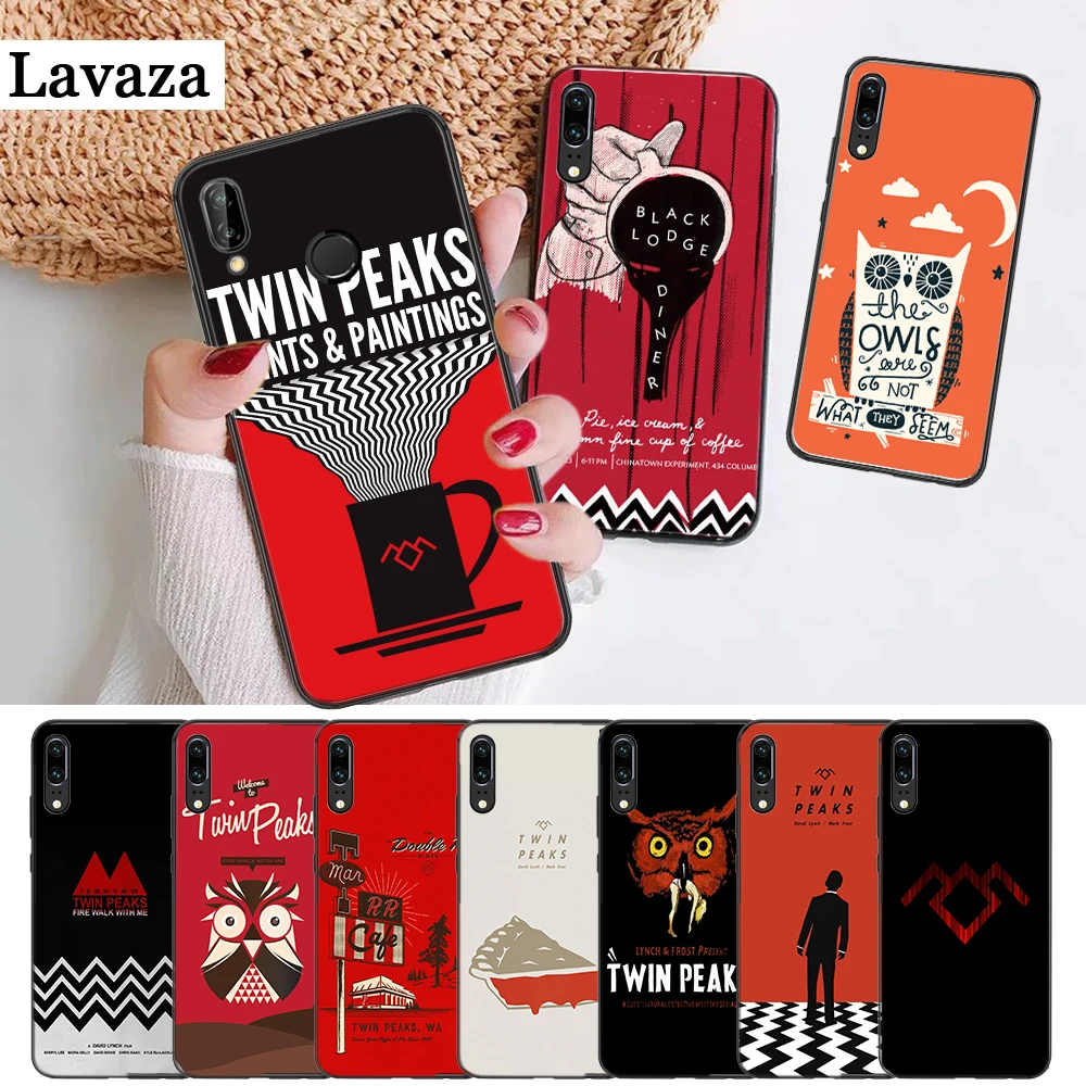 

Lavaza Welcome To Twin Peaks Silicone Case for Huawei P8 Lite 2015 2017 P9 2016 Mimi P10 P20 Pro P Smart 2019 P30 Lite Pro