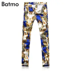 BATMO 2019 новый мужские повседневные джинсы, известный бренд мода дизайнерские мужские джинсы Мужчины, плюс-Размер 28-38, горячая распродажа