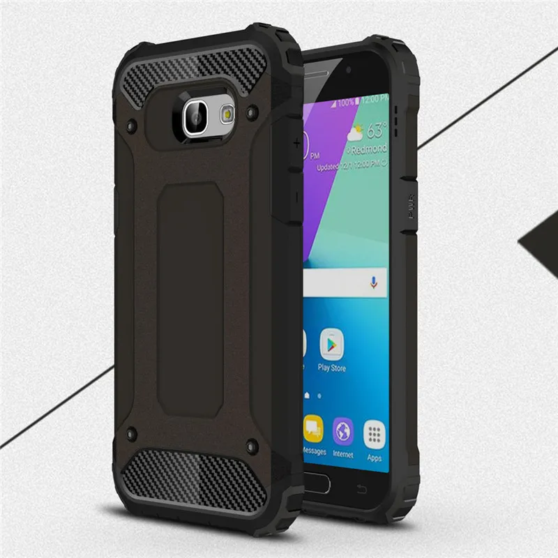 

For Samsung Galaxy A7 2017 case coque Luxury Armor Anti-Shock silicon cover Case For Galaxy A7 2017 A720 A720F cover capas