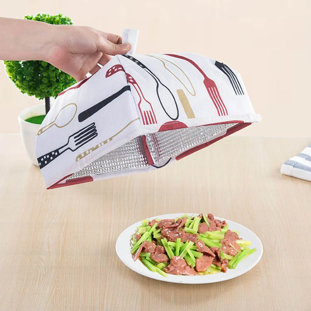 Полезные 2 размера алюминиевая фольга пищевая крышка складные продуктовые Чехлы сохраняющие тепло посуда изоляция Кухонные гаджеты аксессуары