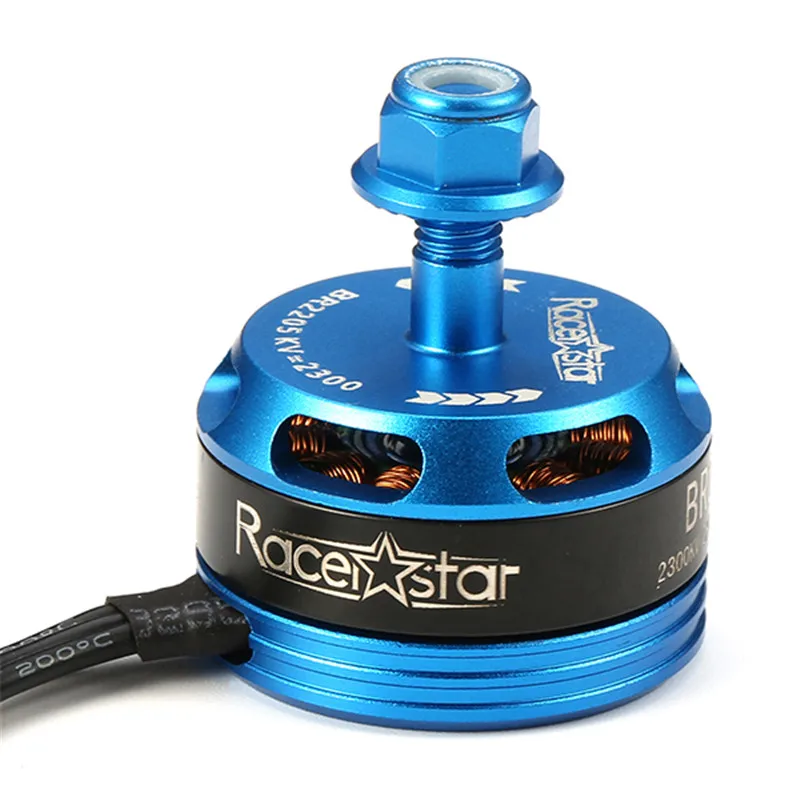 4 шт. Racerstar Racing Edition 2205 BR2205 синий 2300KV 2-4S бесщеточный двигатель светильник синий для 210X220 250 280 RC Multirotor