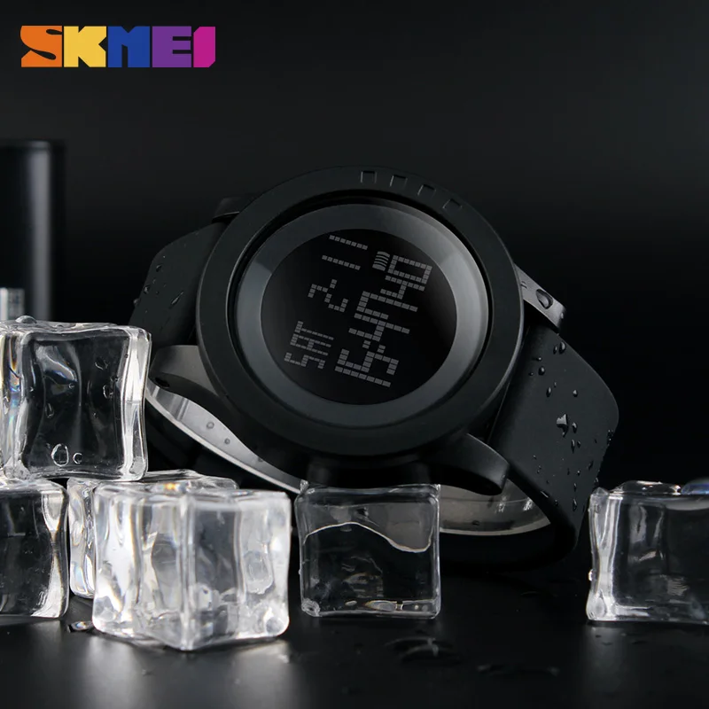 Skmei большой набор Открытый мужские спортивные часы светодиодный цифровой наручные часы Водонепроницаемый сигнализации CHRONO КАЛЕНДАРЬ Мода Повседневная часы 1142