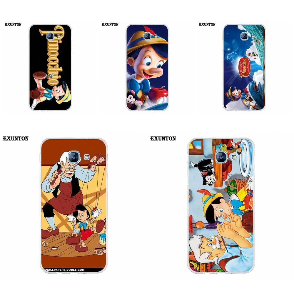 

For Galaxy A3 A5 A7 A8 A9 A9S On5 On7 Plus Pro Star 2015 2016 2017 2018 Soft TPU New Style Unique Pinocchio Movie Poster