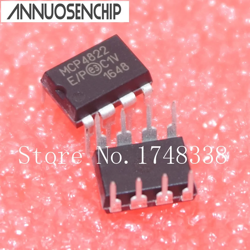 5PCS MCP4822 MCP4822 E/P DIP 8 NEW ORIGINAL-in Relays from Home ...