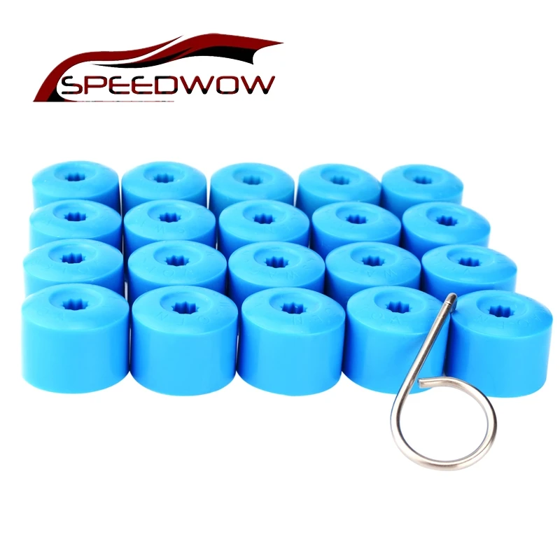 SPEEDWOW 20 шт. Автомобильная крышка для ступицы колеса 17 мм колесные гайка с болтом
