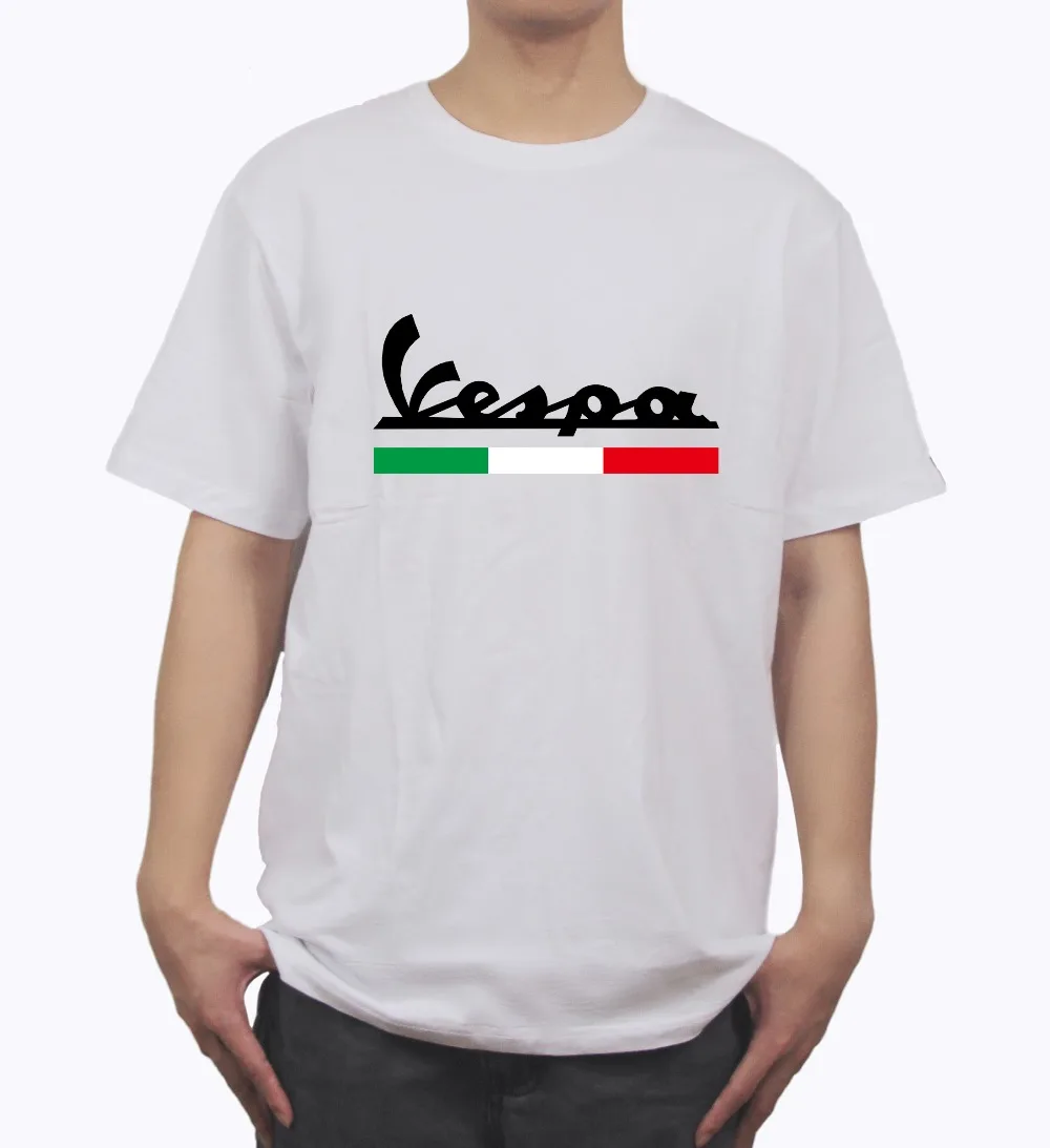 KODASKIN мотогонок футболки и топы Футболка для Vespa