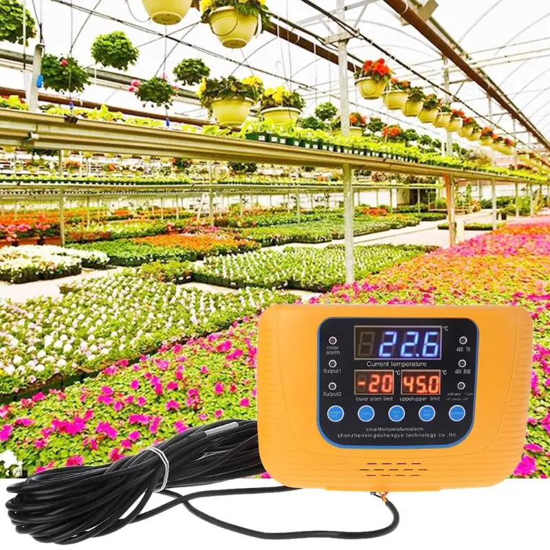 

Intelligent Thermostat Alarm Temperature Controller For Breeding Greenhouse Room