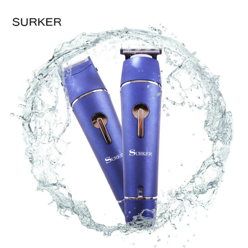 

2 in 1 Body Washable Rechargeable Electric Hair Clipper for Men 4 Guide Combs Hair Cutting and Sideburns Trimming Hair Trimmer