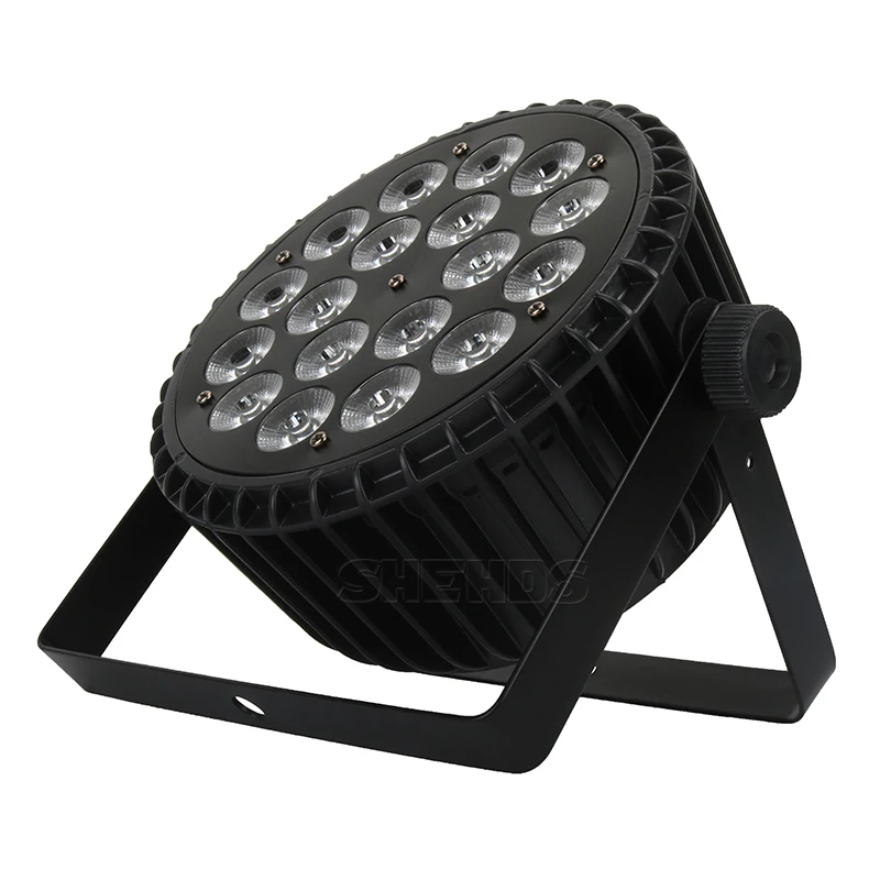Liga de Alumínio Rgbwa plus uv Luzes de Discoteca Equipamento de Palco Led Par 18x18 Shdhds w Luzes Dmx512 6in1 Levou Iluminação Profissional dj 11 w luzes rgbwa + uv 6in1 led