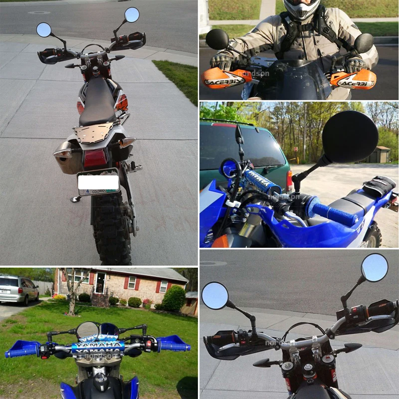 Задние Зеркала для мотоцикла ROAOPP Honda XLR125 XLR200 XR250 XR400 XL250 XLR250 AX 1 250 CRM250 CRM250AR 400 NX650 XR650L
