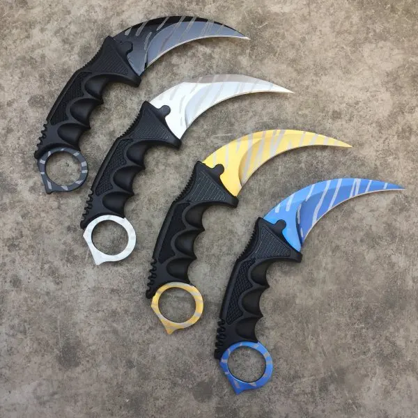 Горячее предложение! Распродажа! Ручной охотничий нож Karambit CS GO, никогда не выцветает, для борьбы с ударом, для выживания, тактический нож, коготь, походные ножи, инструменты