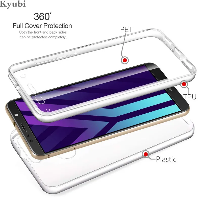 

360 degree case for Huawei Mate 10 20 pro lite P smart 2019 soft silicone clear matte cover for Huawei P8 P9 lite 2017 coque