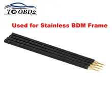 Alta qualidade 4 pces caneta de ponta de prova usado em conjunto com moldura bdm inoxidável substituir caneta pino de ouro com led quadro bdm adicionar cabo verde