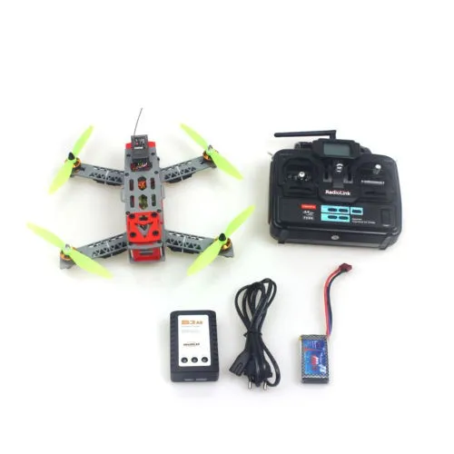 

FPV 260 Across Frame Small Quadcopter with Motor ESC and Straight Pin Flight Control Opensource 6Ch TX & RX RTF Drone F16051-A