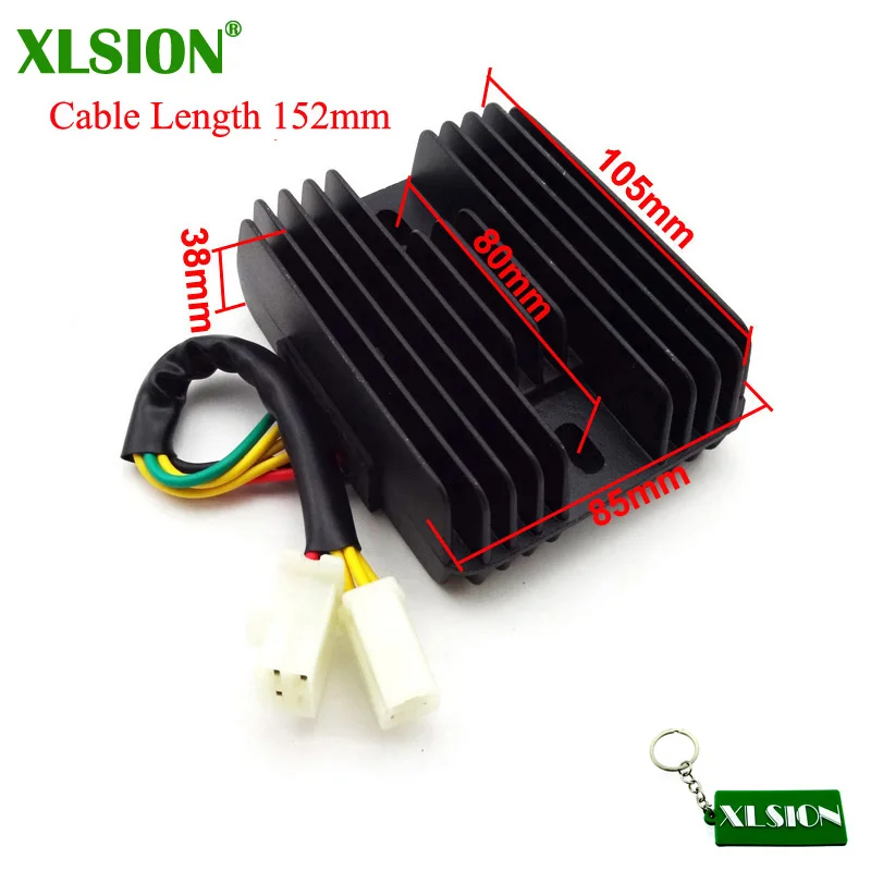 XLSION CF250 РЕГУЛЯТОР выпрямитель 6 проводов для 250cc Helix CN250 Roketa MC 54 Jonway YY250T Мопед Скутер