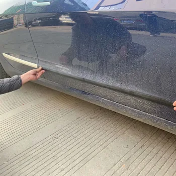 

For 2018 2019 Tesla Model 3 ABS Chrome Side Door Body Molding Trim Strip Protector Guard Cover Sticker Car Styling Accessories