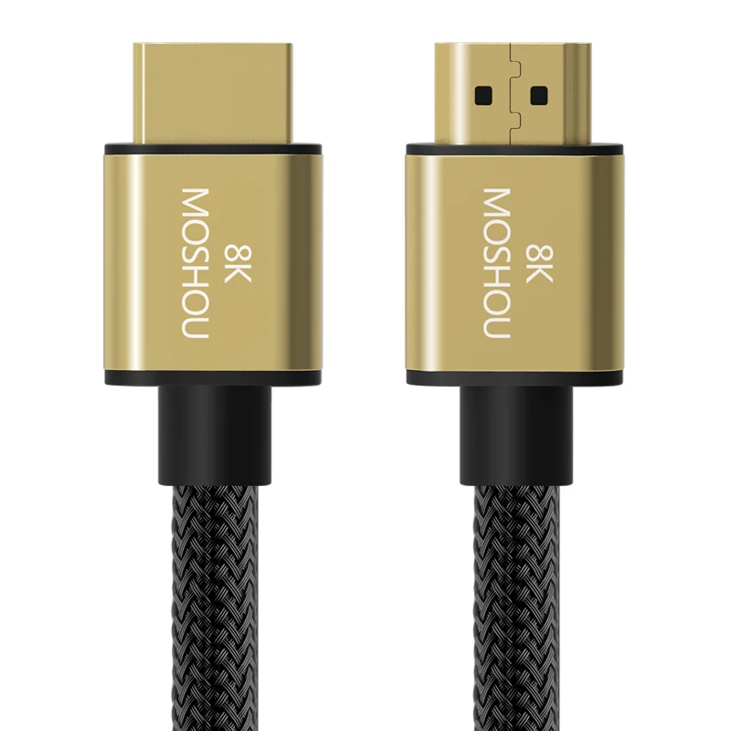 MOSHOU HDMI 2,1 ARC видео кабели 8K@ 60Hz 4K@ 120Hz 48 Гбит/с Полоса пропускания 8K шнур для усилителя ТВ высокой четкости мультимедийный интерфейс