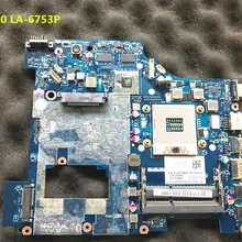 Материнская плата для ноутбука PIWG2 LA-6753P подходит для lenovo G570, материнская плата для ноутбука HM65 DDR3, товар