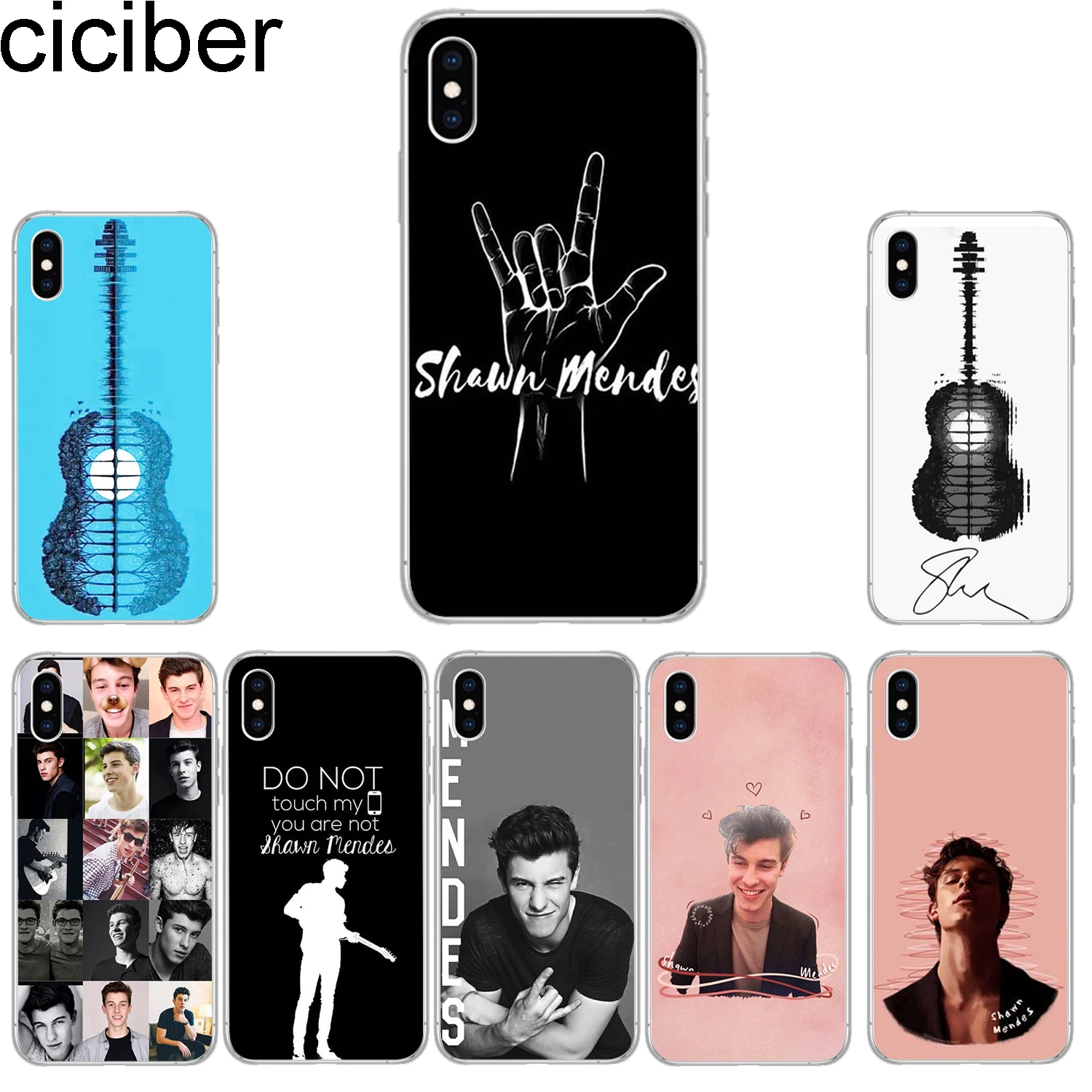 Ciciber чехлы для телефонов IPhone 7 8 6 6s Plus SE 5S X Xs XR XS Max Мягкий чехол из ТПУ 11 Pro 2019 shawn mendes