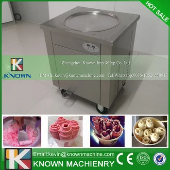 

With 10% off great promotion single pan topping bar fried ice cream machine