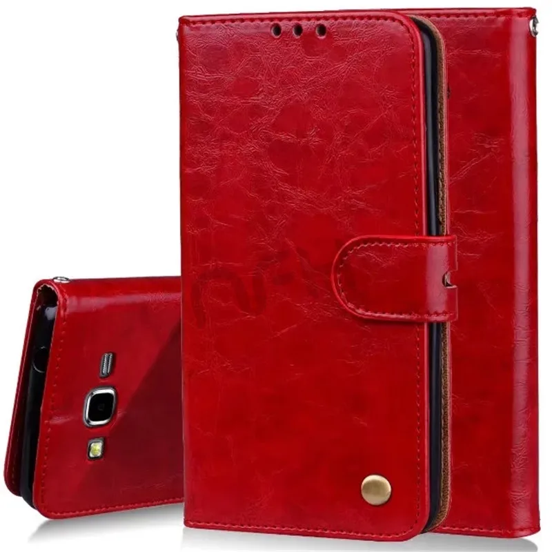 

Dust-proof Phone Case For Samsung Galaxy Grand Prime Case G530 G530H G531 G531H G531F Luxury Leather Flip Cover Case On SM-G531F