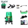 LAOA Li-ion 2/3/5 laser lines 360 degrees rotary 635nm auto level Laser Level with outdoor mode - receiver and tilt slash OK ► Photo 1/6