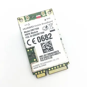 

Card for Unlocked HuaWei EM770W 3G 7.2Mbps WWAN WCDMA HSDPA Mini PCI-E Card Module