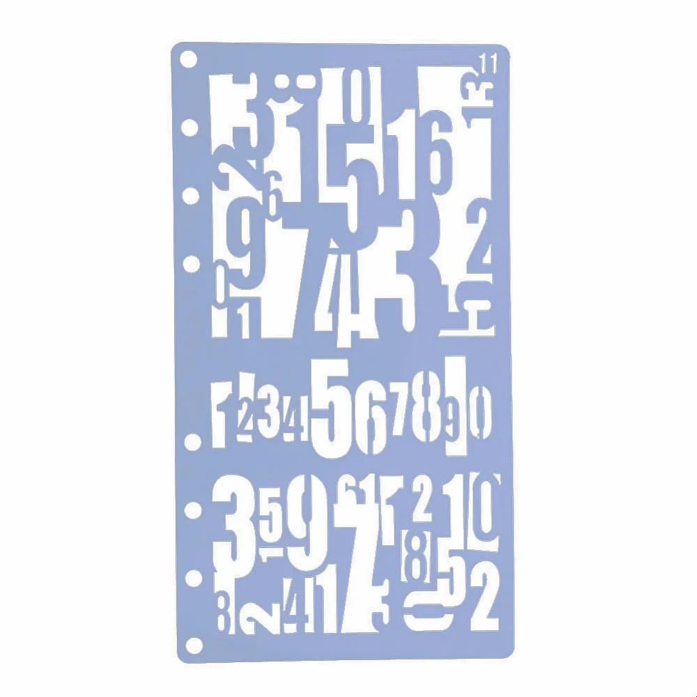

Fine Hollow DIY Craft Number/Fish Theme A6 Page Template for Scrapbooking DIY Photo Embossing Paper Cards Tools