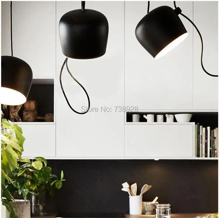 Pingente de Aranha Lamparas de Techo Luzes Moderna Tambor Colgante Jantar Restaurante Café Industrial Suspensão Lâmpadas Penduradas Personalizado 25 designer pendant light