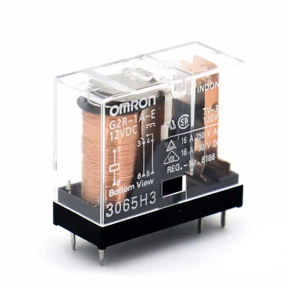 10 шт. новые оригинальные реле мощности Omron фотореле 12 В постоянного тока 24 16 А 6