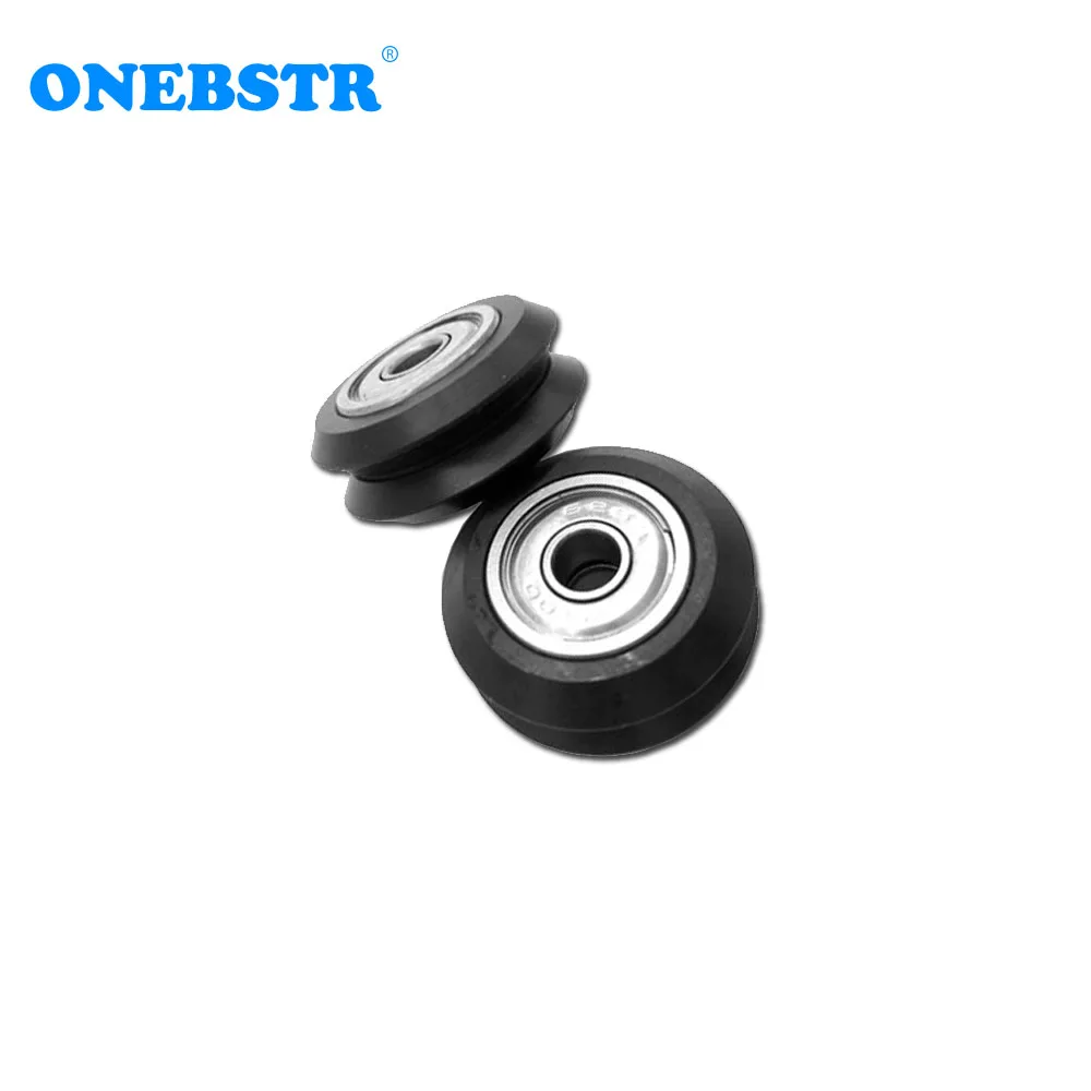 

3D Printer Accessories Plastic pulley Openbuilds Passive Pulley Perlin Wheel 625Z POM V-wheels (with bearings) Free Shipping