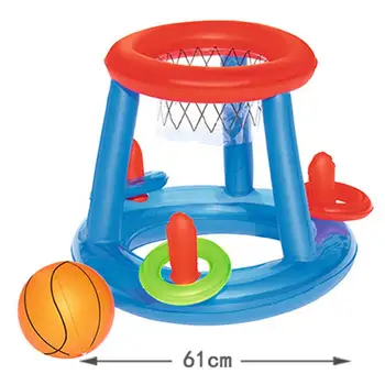 

Swimming Pool Water Inflatable Goal Net Float Island Water Toys Party Toy Inflatable Play Water Game Pool Water Accessories