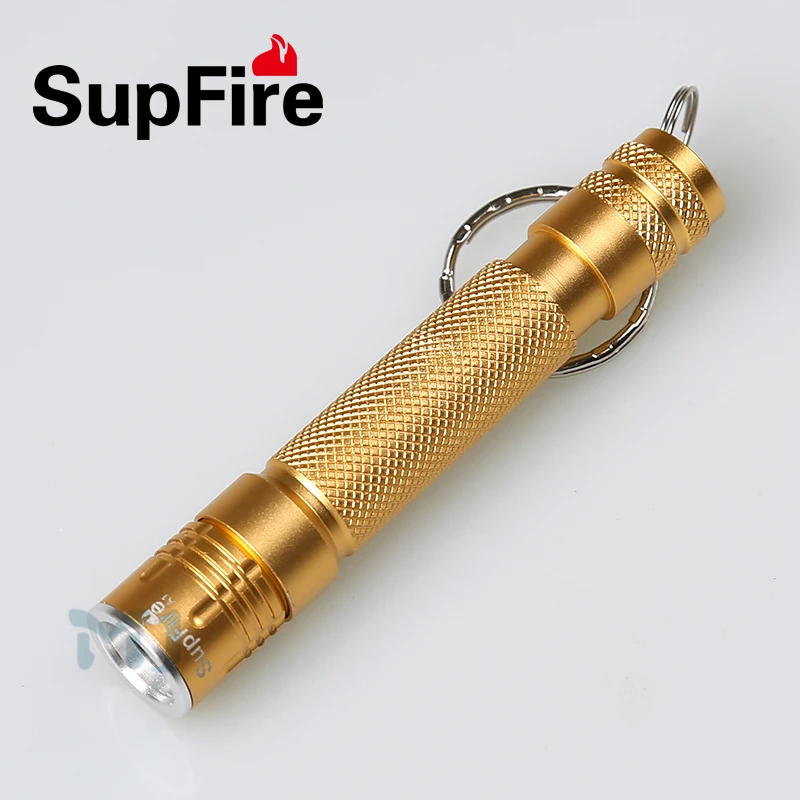 

SupFire A1 Keychain CREE-XPE LED Flashlight Mini Led Light Waterproof Aluminum Alloy Manufacture by AAA Battery