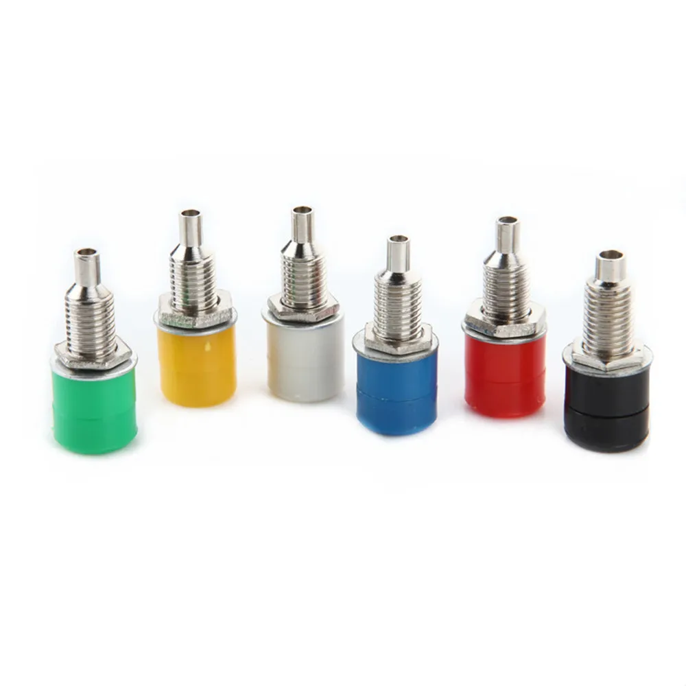

10PCS 5Color Multimeter instrument 4mm Banana female jack Binding Post Connector