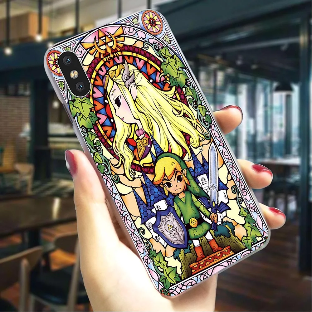 

Hard Case for iPhone 7 Plus The Legend Of Zelda Cover for iPhone X Covers XR Xs 8 6 6S 5S 5 SE 11 proXs Max Back Skin Print