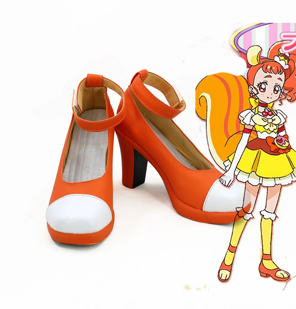 

KiraKira A La Mode Cure Custard Cosplay Shoes Custom Made