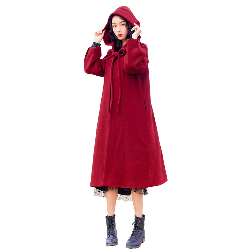 Solide Vin Femmes Manteaux Pleine Capuche Coton Ceinture Régulier Echarpes Longue Red Ds045 Pink Rouge Manteau D'hiver wine tgPrY4Pq