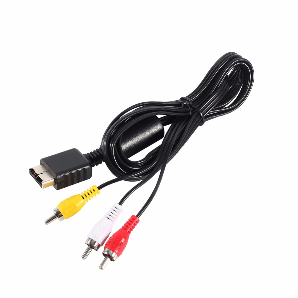 Запасные части игровой консоли кабель AV для аудио и видеосъемки провод Playstation PS2