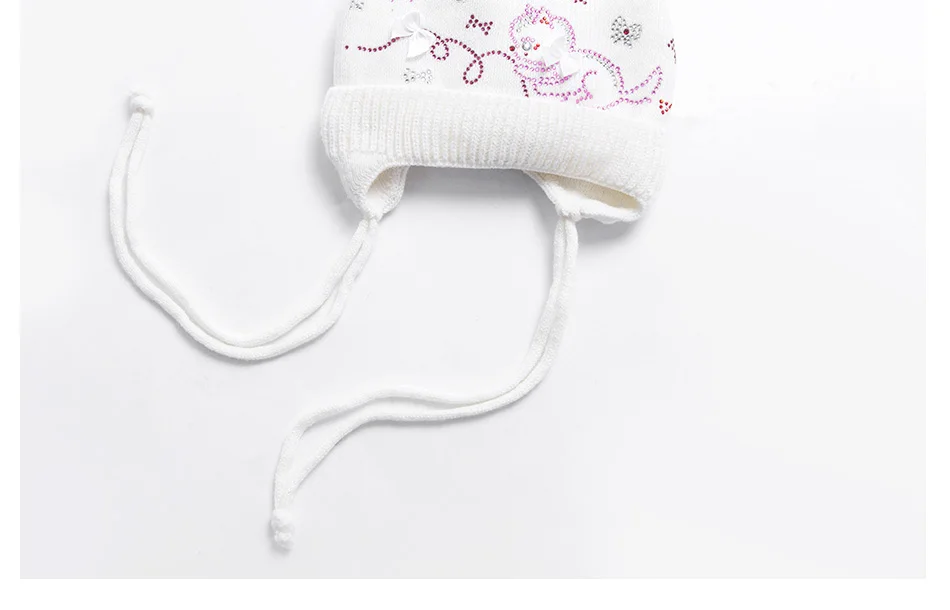 Cap's Children Skullies Beanies Pink Bowknot Double layer Knitted Hat Warm Beanies Kids Hat With Fur Pompom Winter Beanie (15)
