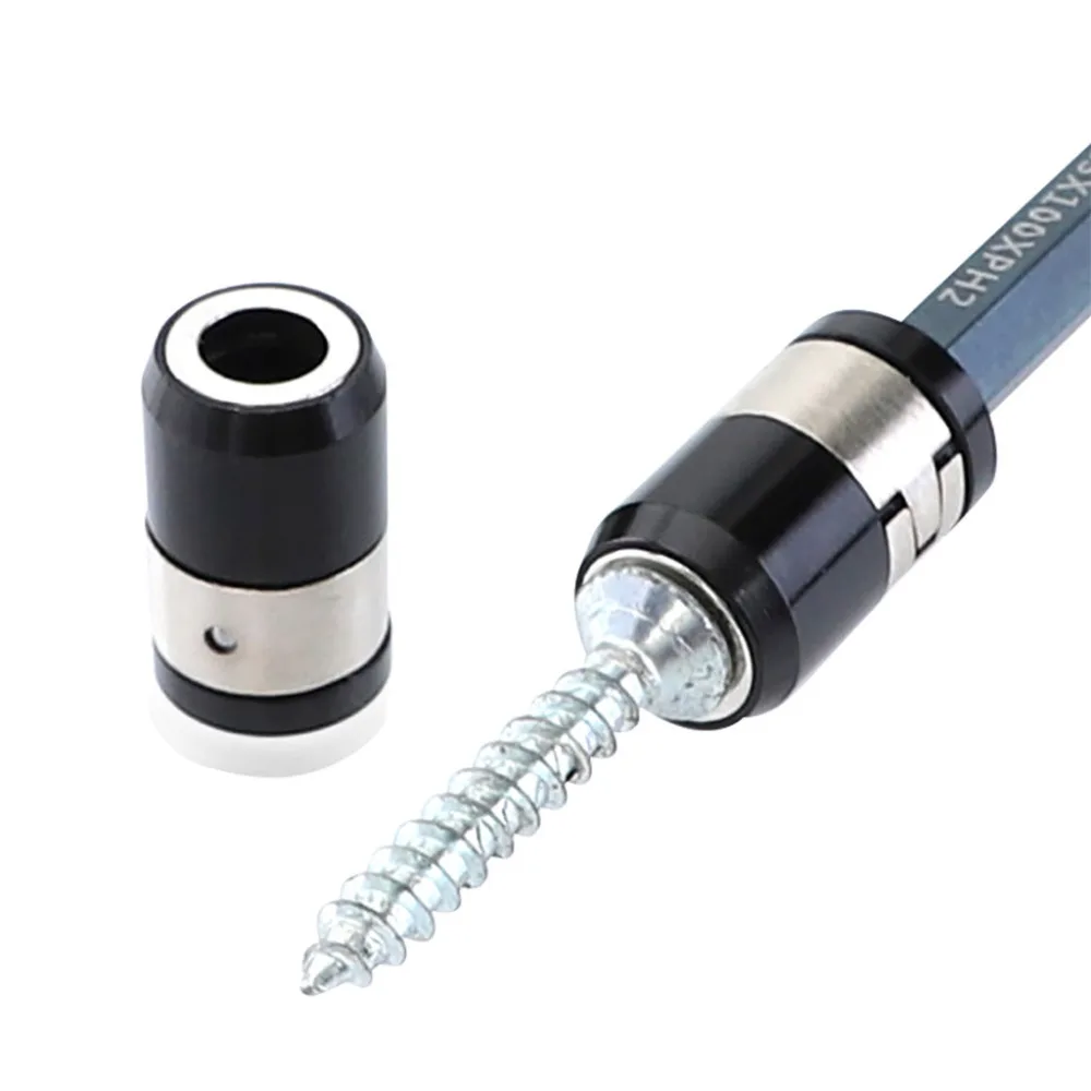 

Magnetism V Universal 21mm Removable Magnetizer Ring Magnetic Steel Screwdriver Bit 21 * 12 mm Herramienta 40AP15
