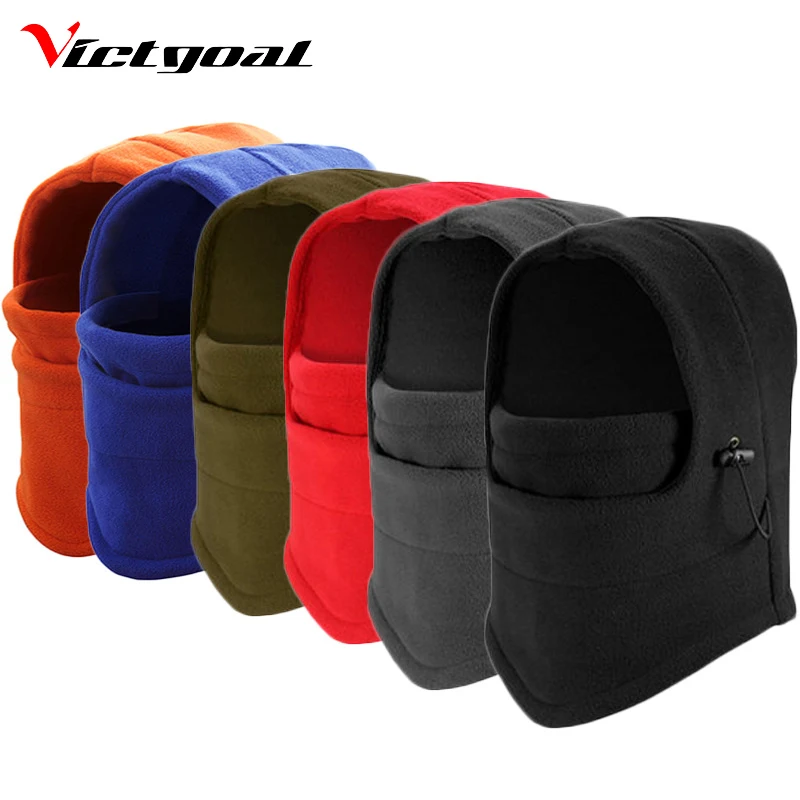 

Victgoal Winter Fleece Cycling Mask Skiing CS Thermal Warm Dust Proof Windproof Masks MTB Bicycle Bike Cycling Face Cover