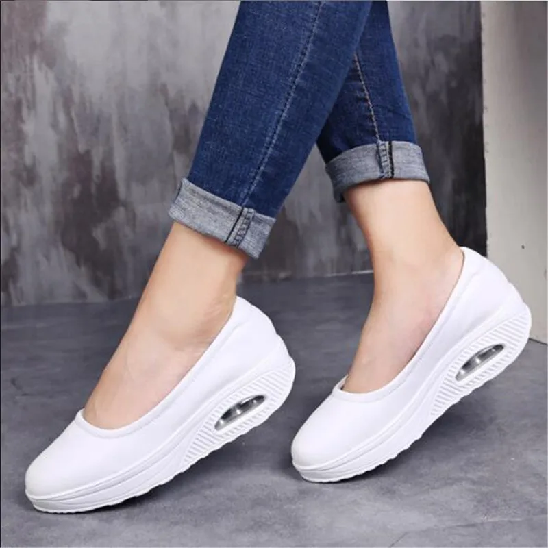 Купить Белые Слипоны Женские 41 И 42